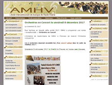 Tablet Screenshot of amhv.fr